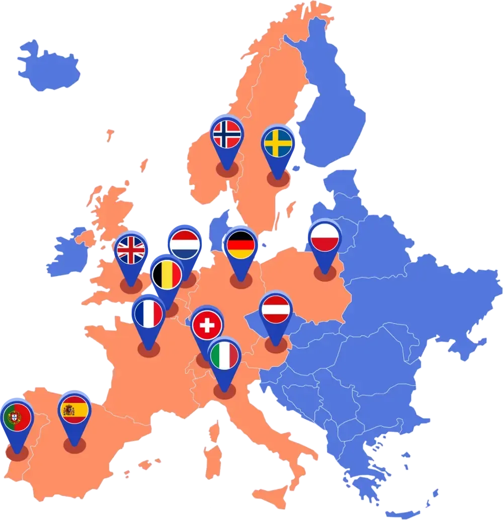 Otovo in den EU Ländern
