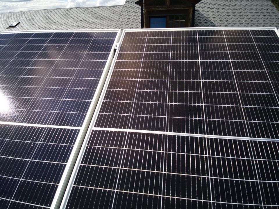 Ein Solarpanel