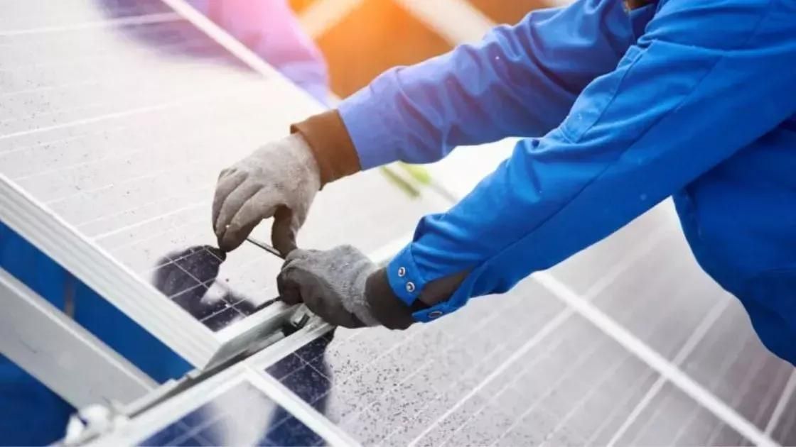 Wartung einer Photovoltaikanlage